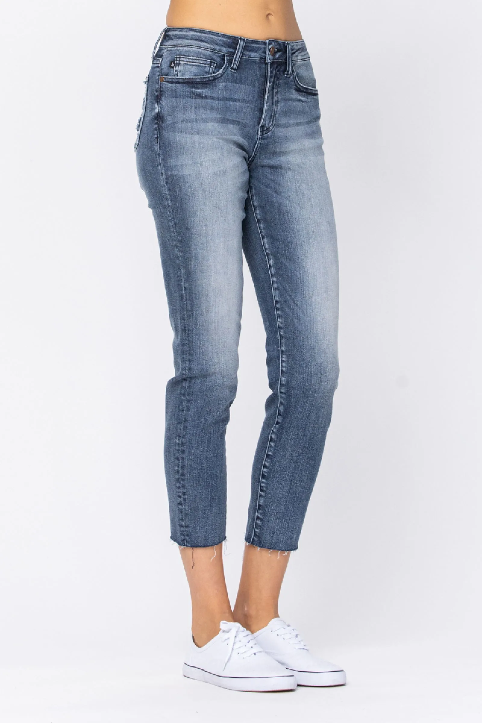 Connor Raw Hem Judy Blue Jeans