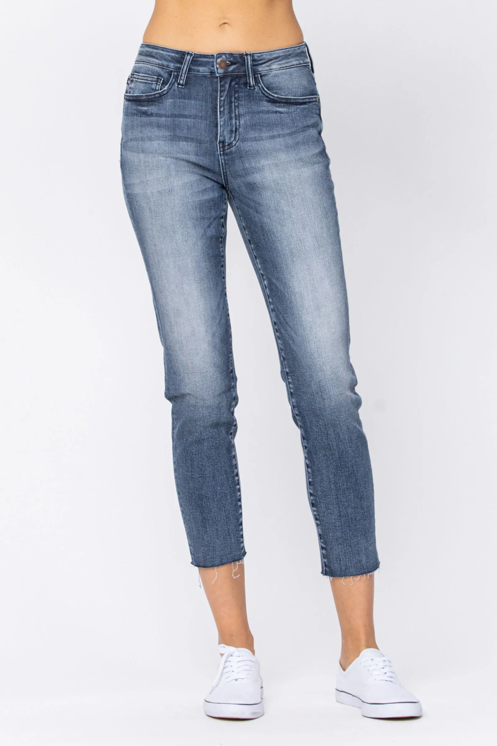 Connor Raw Hem Judy Blue Jeans