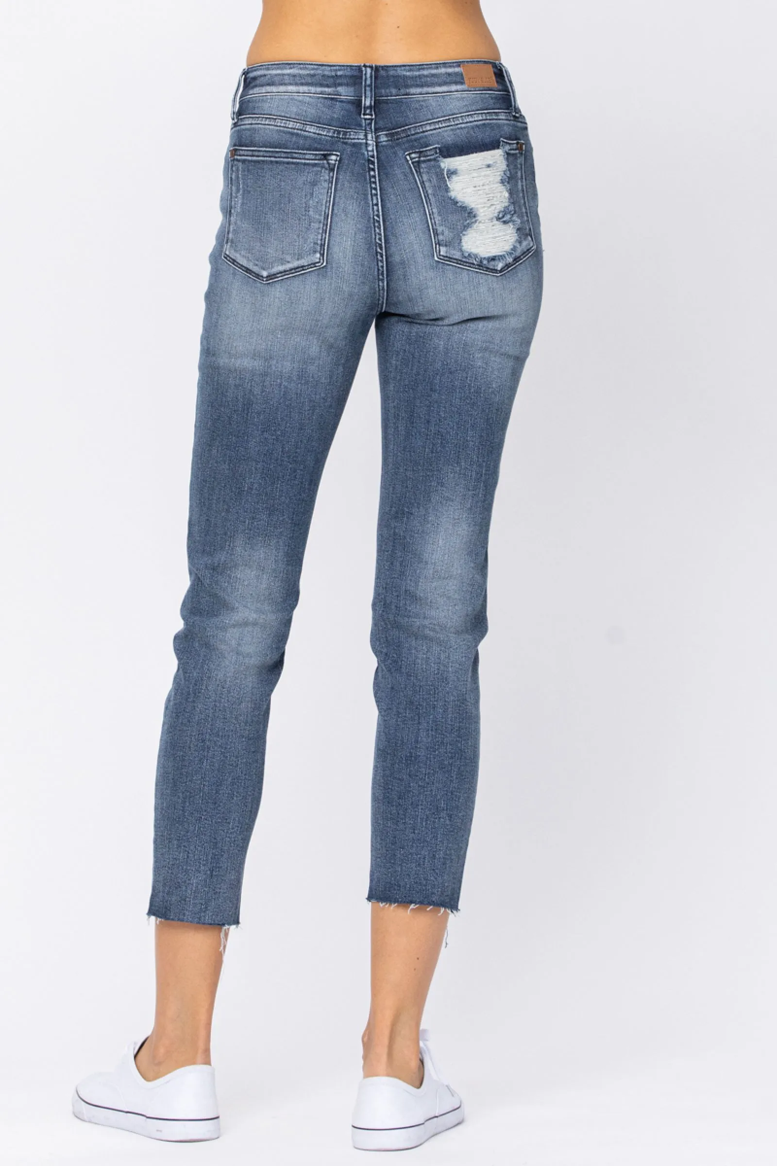 Connor Raw Hem Judy Blue Jeans
