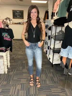 Connor Raw Hem Judy Blue Jeans