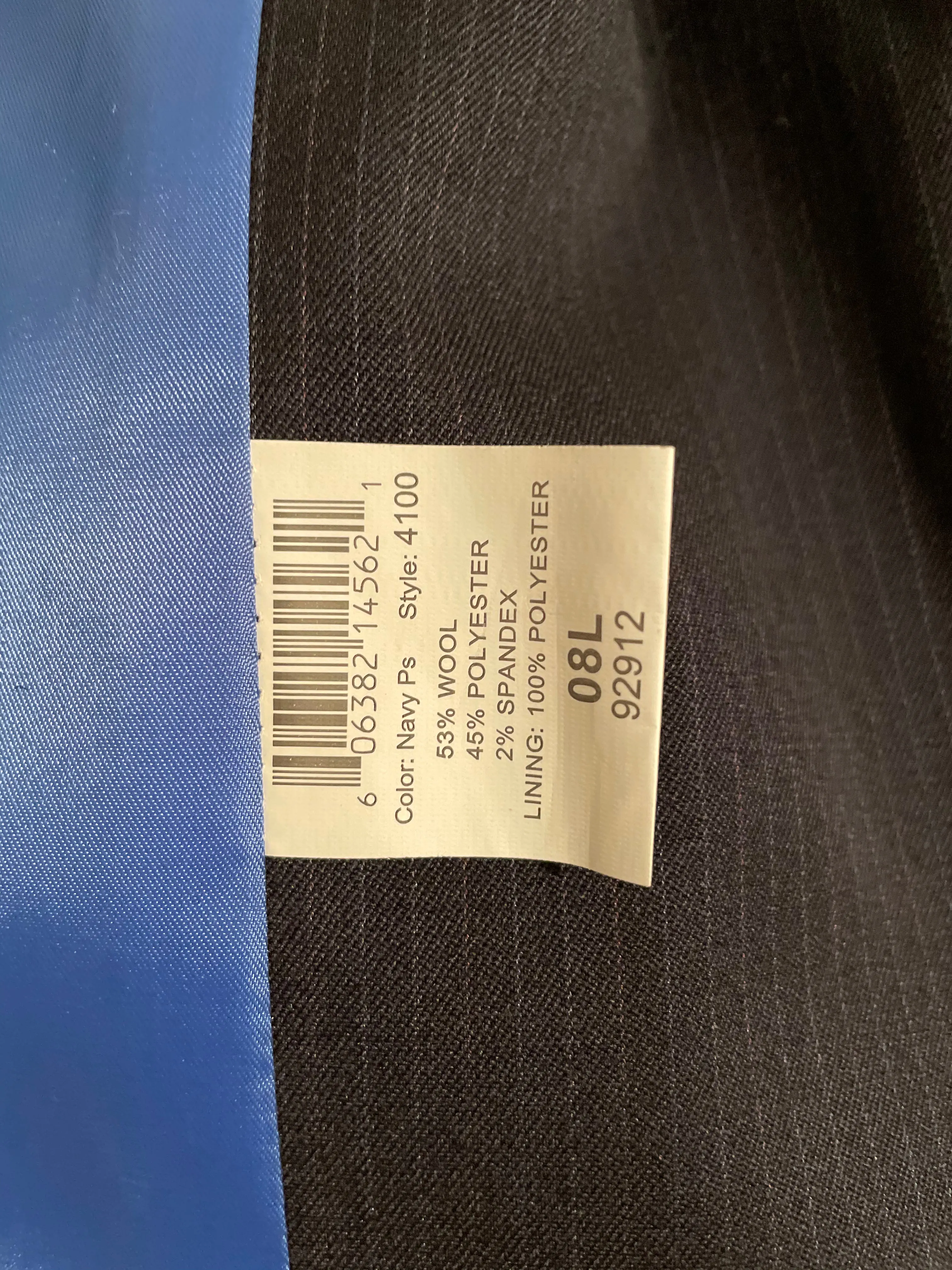 Devon Aire, Navy Pin Stripe Jacket, 8L- NWOT