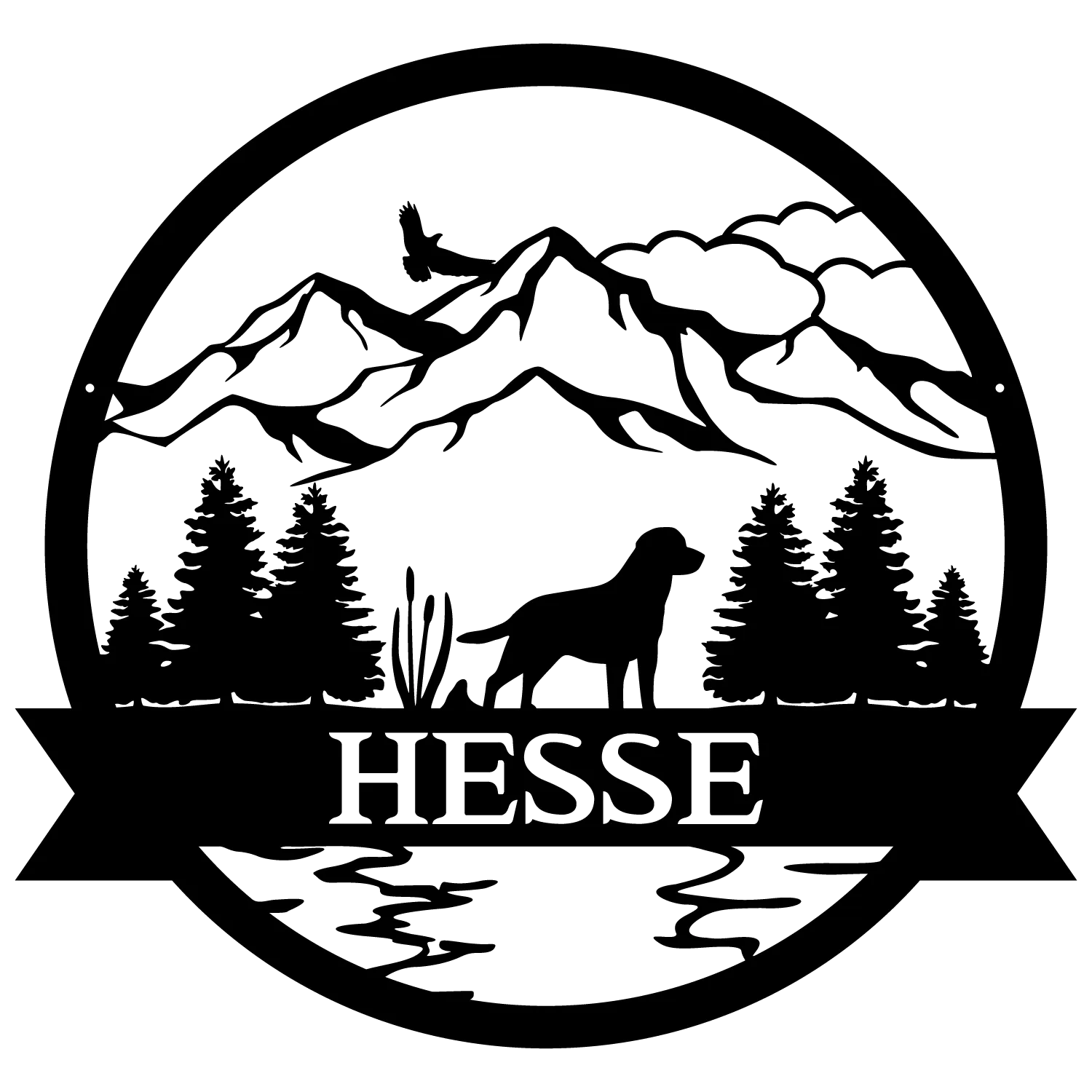 Dog Outdoor Monogram