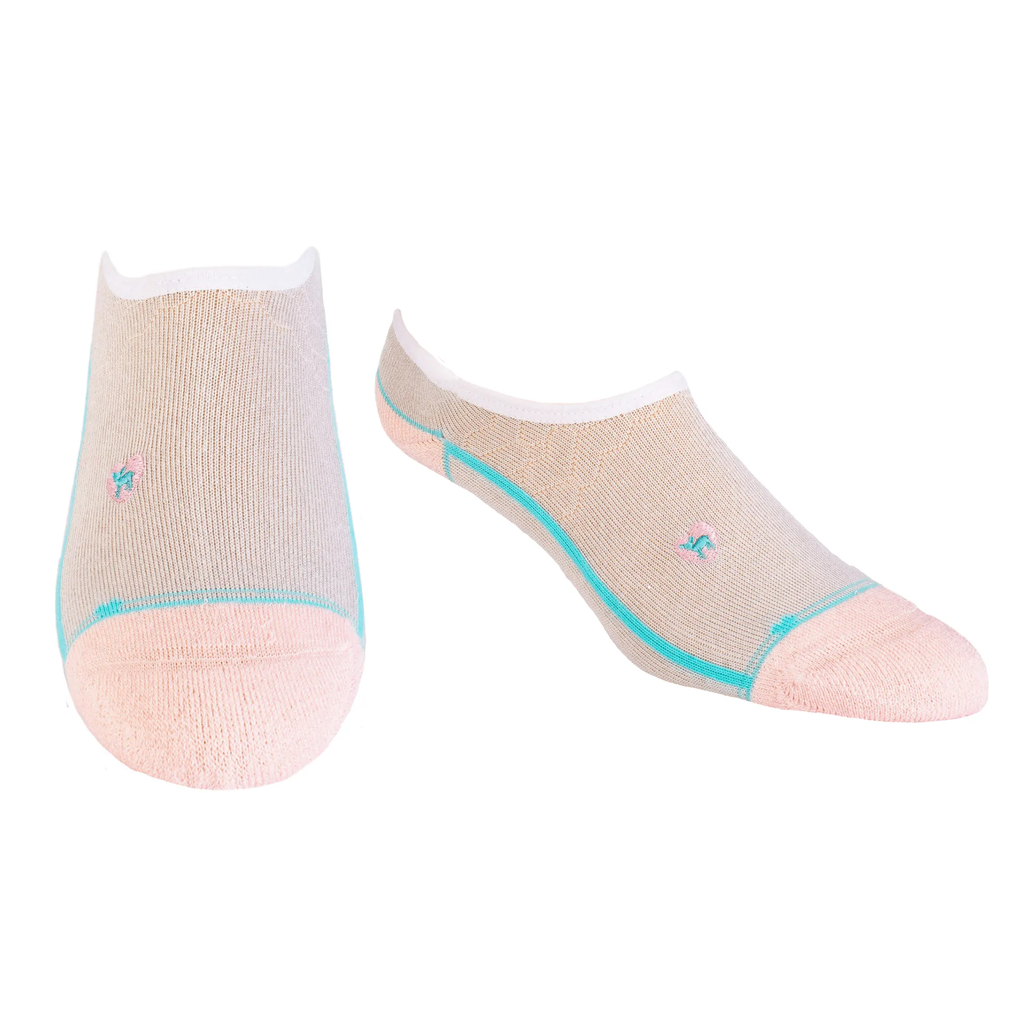 Dr. Segal's x PUDUS Bamboo Socks | No Fuss No-Show | Gratitude Grey