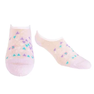 Dr. Segal's x PUDUS Bamboo Socks | No Fuss No-Show | What's Your Angle Pink