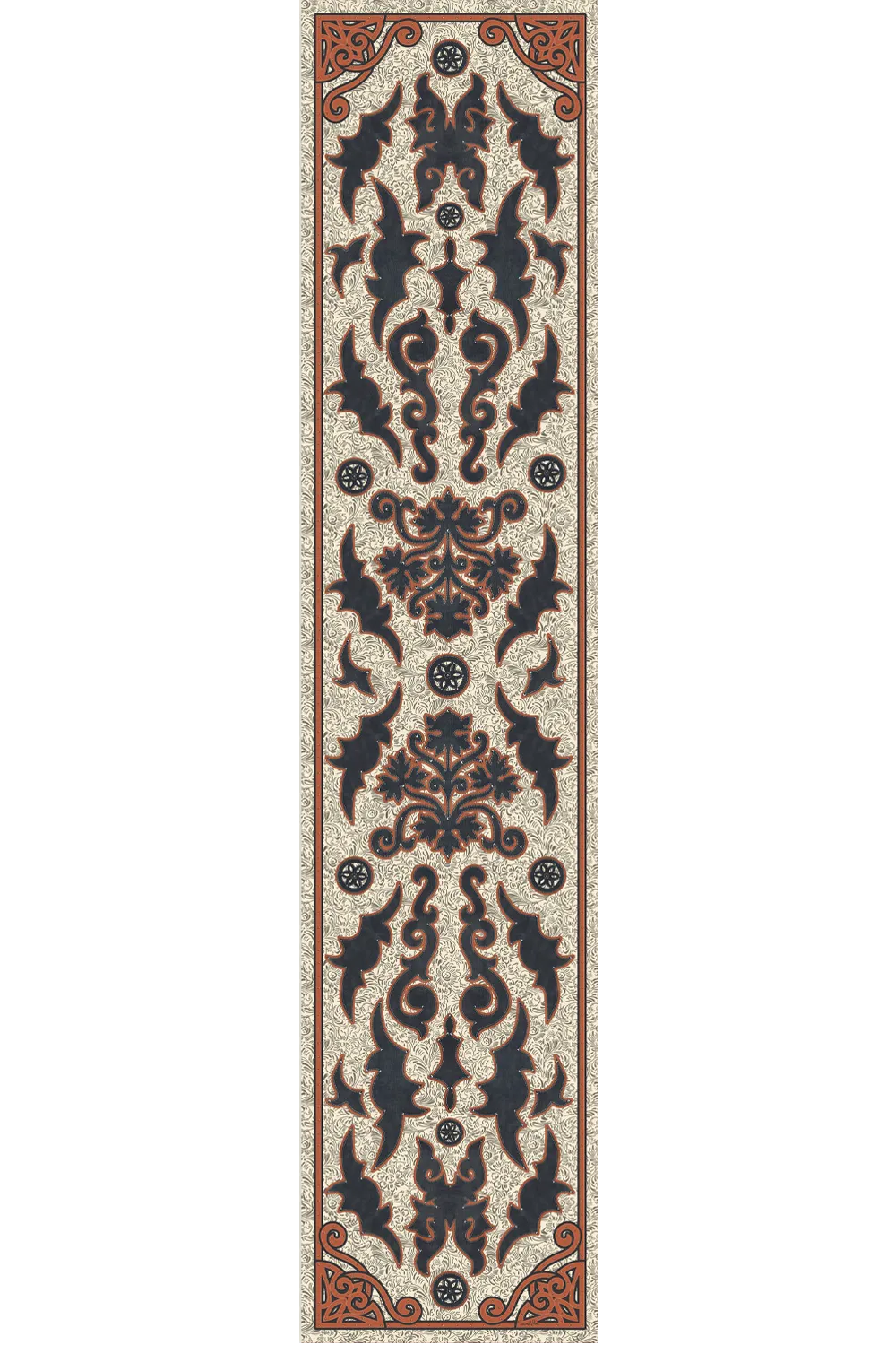 Echarpe Chaps Western em mousseline de poliéster | 45x210cm