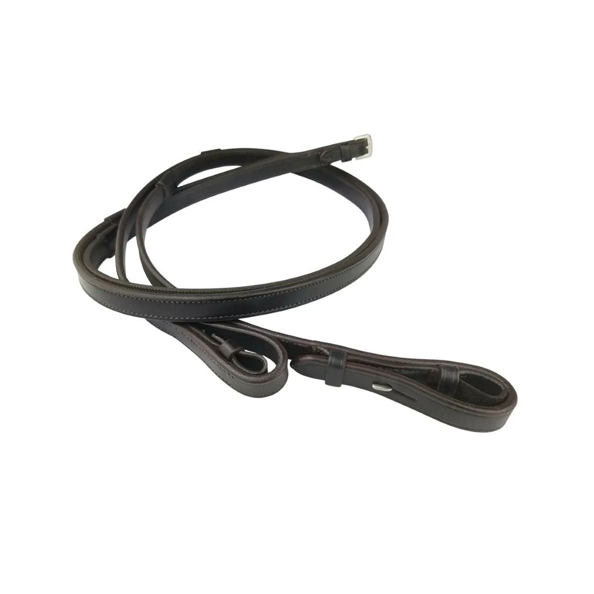 Eco Rider Ultra Comfort Leather Reins, 5/8 Inch Horse Riding Inside Grip Rein