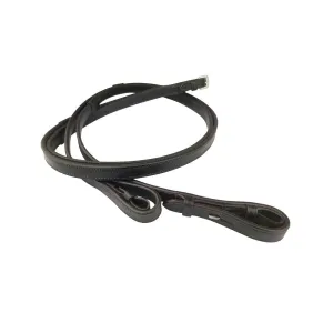 Eco Rider Ultra Comfort Leather Reins, 5/8 Inch Horse Riding Inside Grip Rein