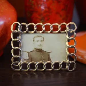 English Brass Chain Frame
