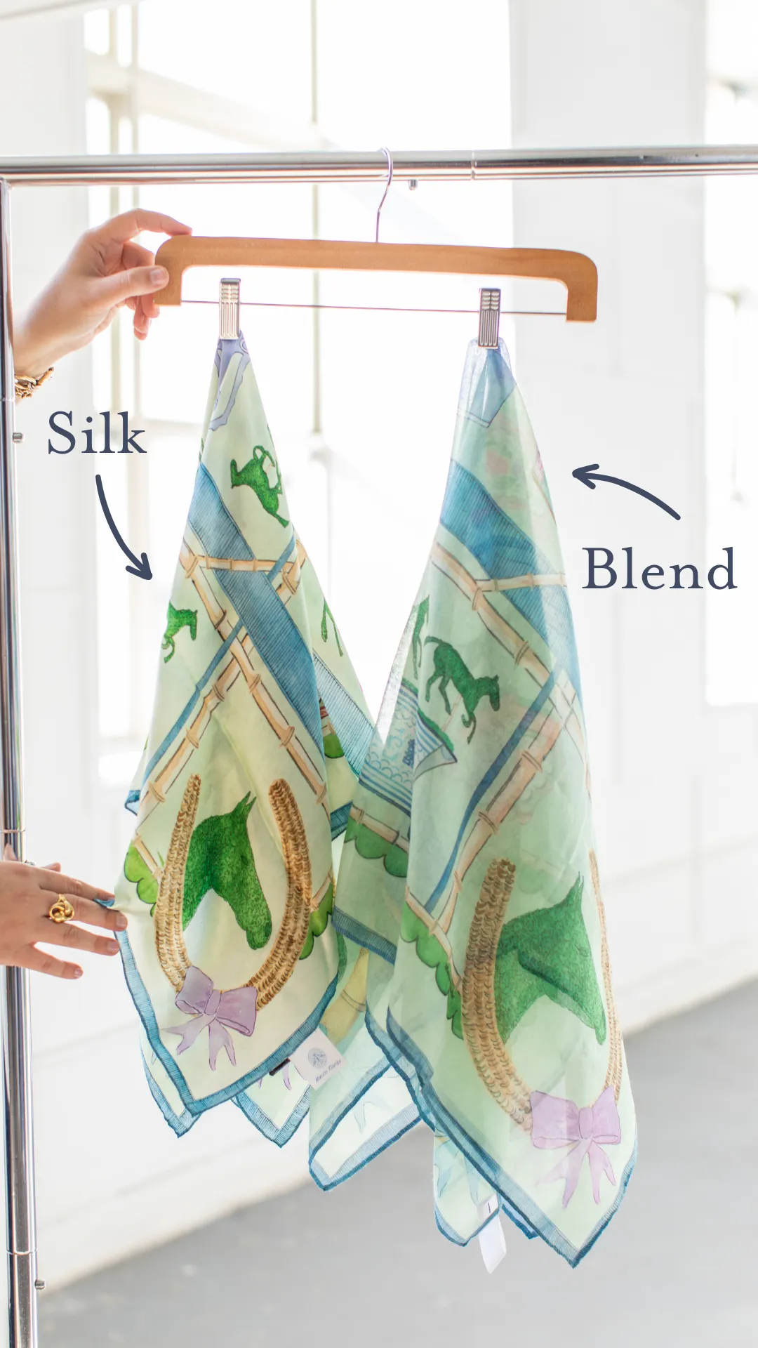 Equestrian Topiary Scarf