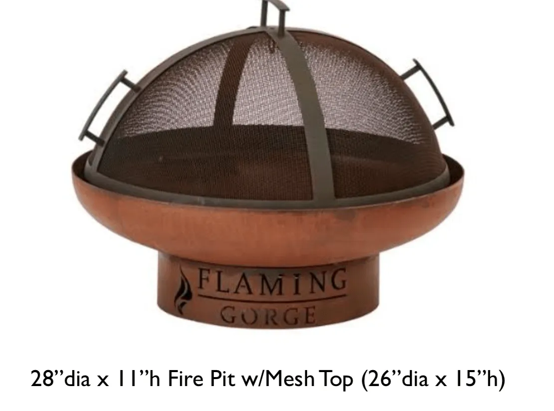Flaming Gorge Gobi Steel Fire Pit