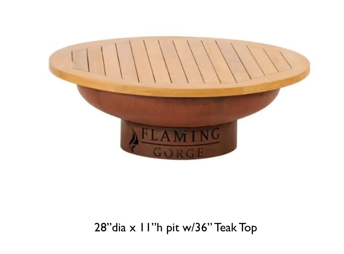 Flaming Gorge Gobi Steel Fire Pit