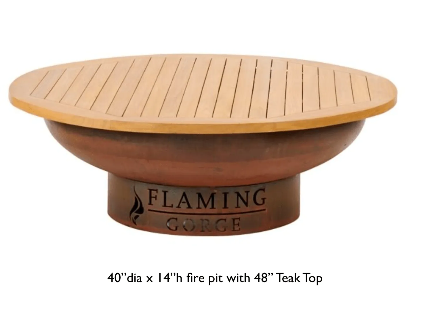 Flaming Gorge Gobi Steel Fire Pit