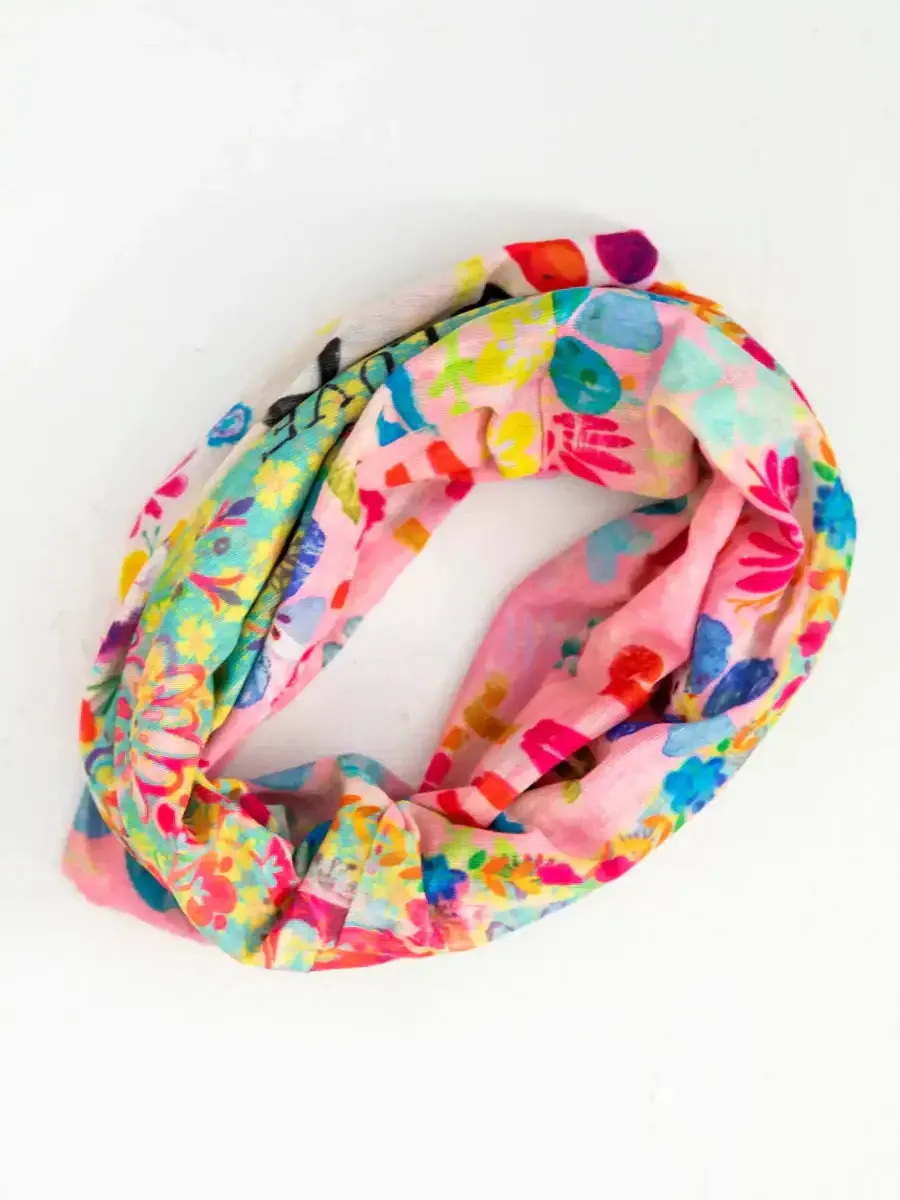FULL BOHO BANDEAU HEADBAND - RAINBOW LOVE
