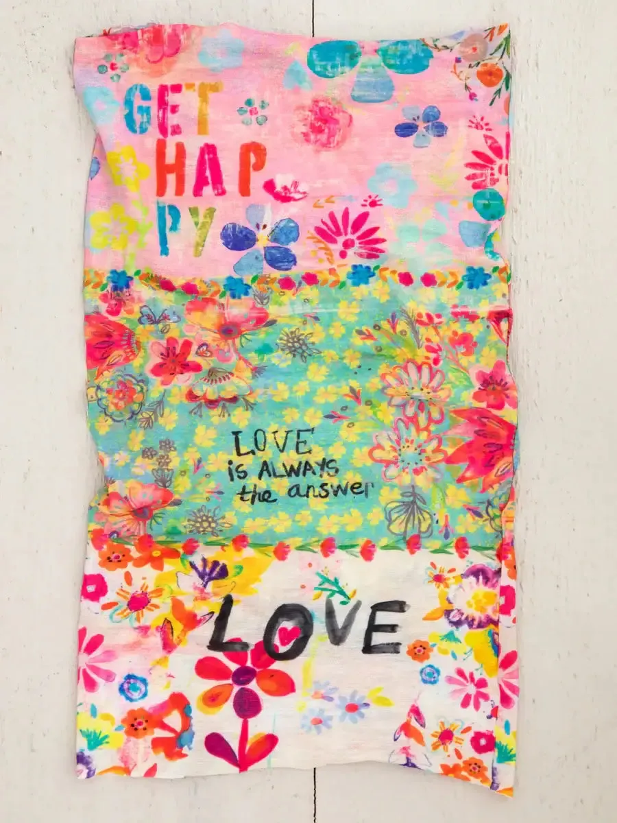 FULL BOHO BANDEAU HEADBAND - RAINBOW LOVE