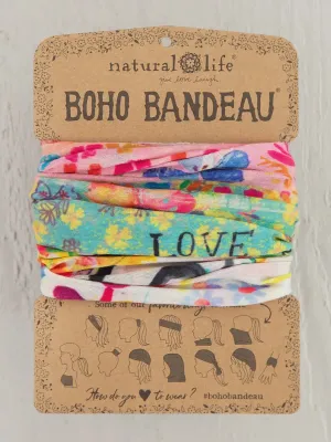 FULL BOHO BANDEAU HEADBAND - RAINBOW LOVE