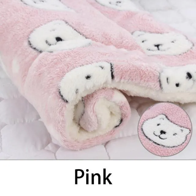 Furry Paw Sleeping Bed | Soft & Cuddly Pet Mat