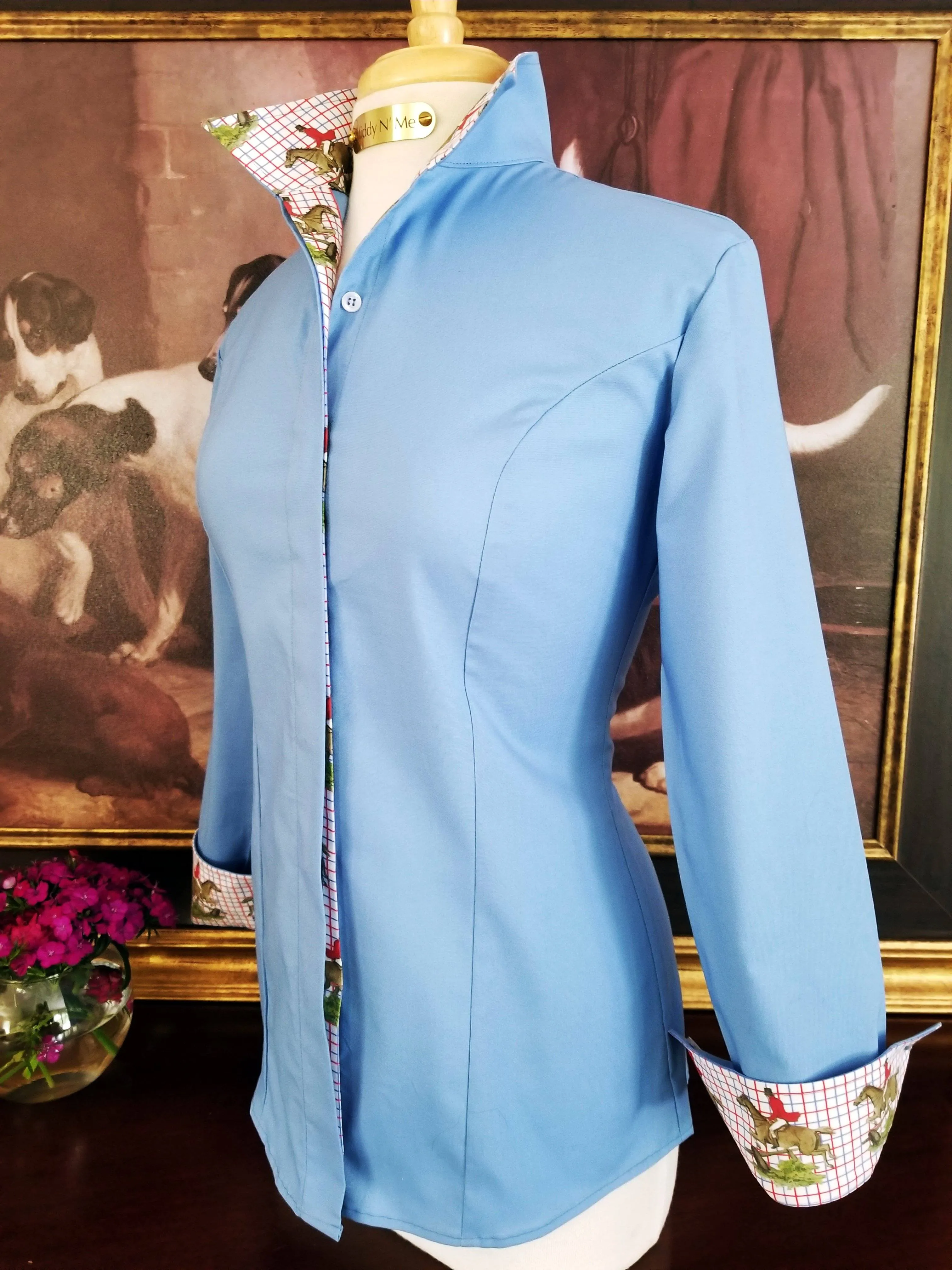 GALWAY SHIRT IN BLUEBERRY