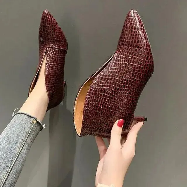 genuine Leather Ankle Boots For Women
