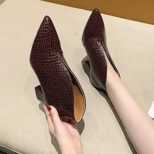 genuine Leather Ankle Boots For Women