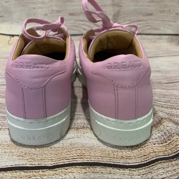 Greats Pink Sneakers Size 9.5
