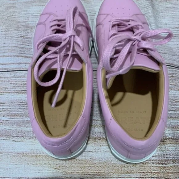 Greats Pink Sneakers Size 9.5