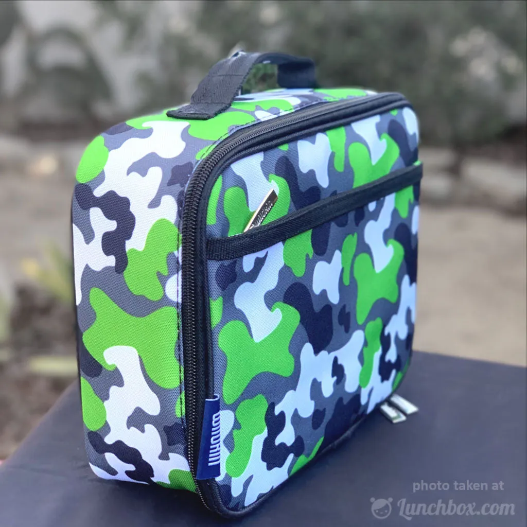 Green Camo Insulated Lunch Box