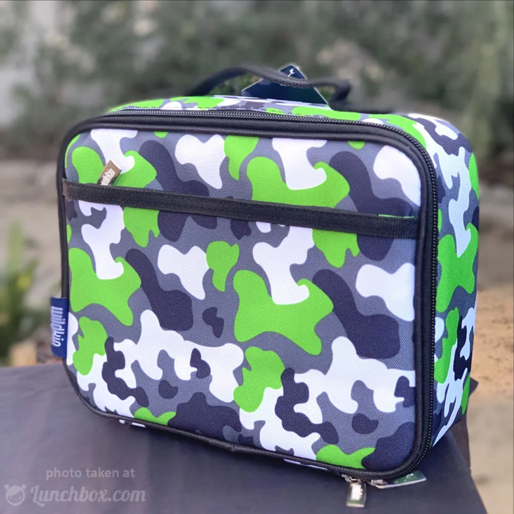 Green Camo Insulated Lunch Box