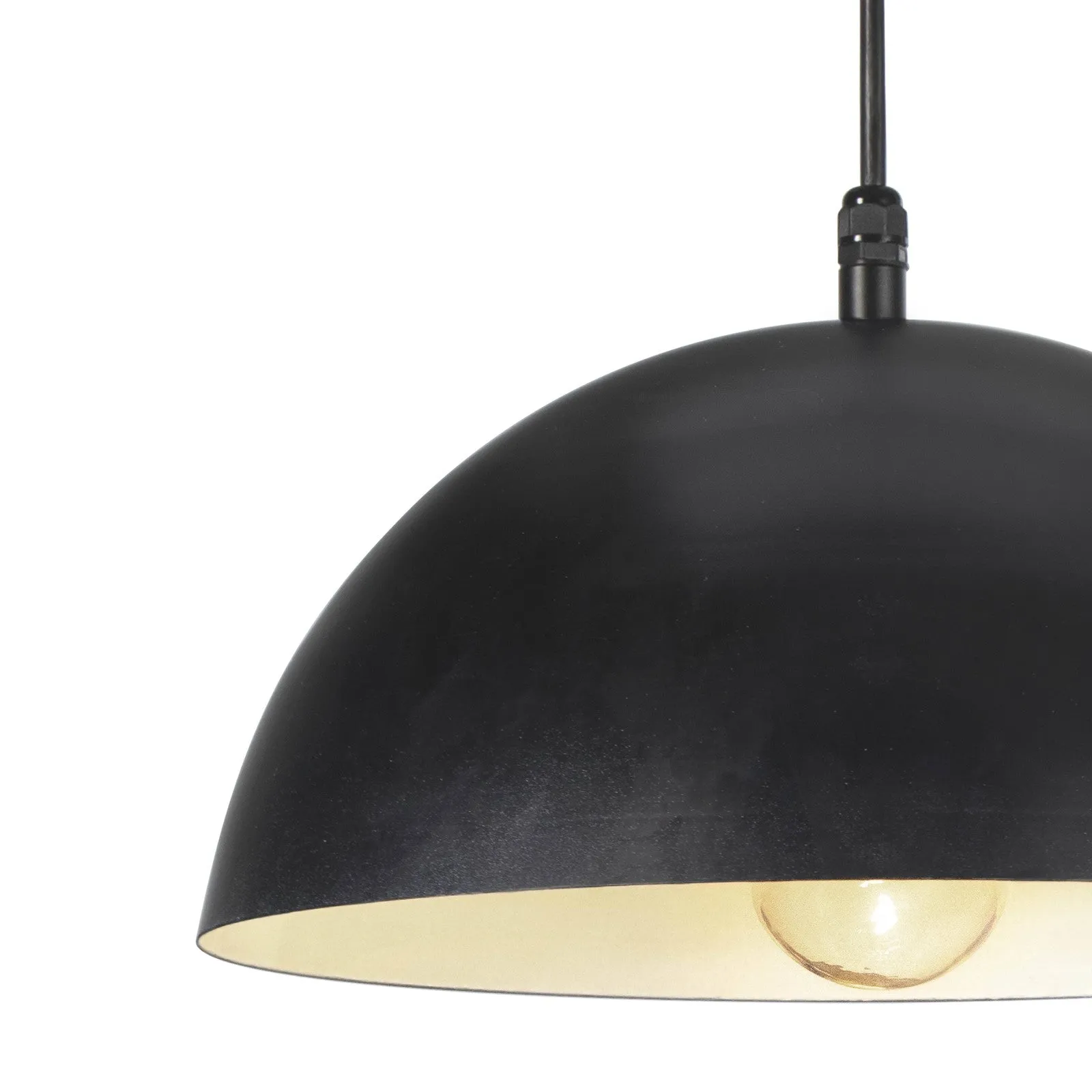 Grout Black Outdoor Pendant