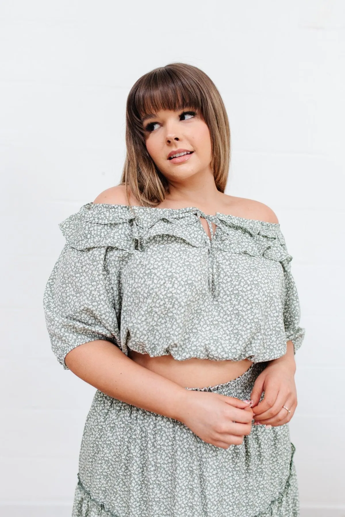 Hazel Blues® | Golden Hour Top in Sage