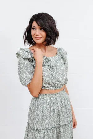 Hazel Blues® | Golden Hour Top in Sage