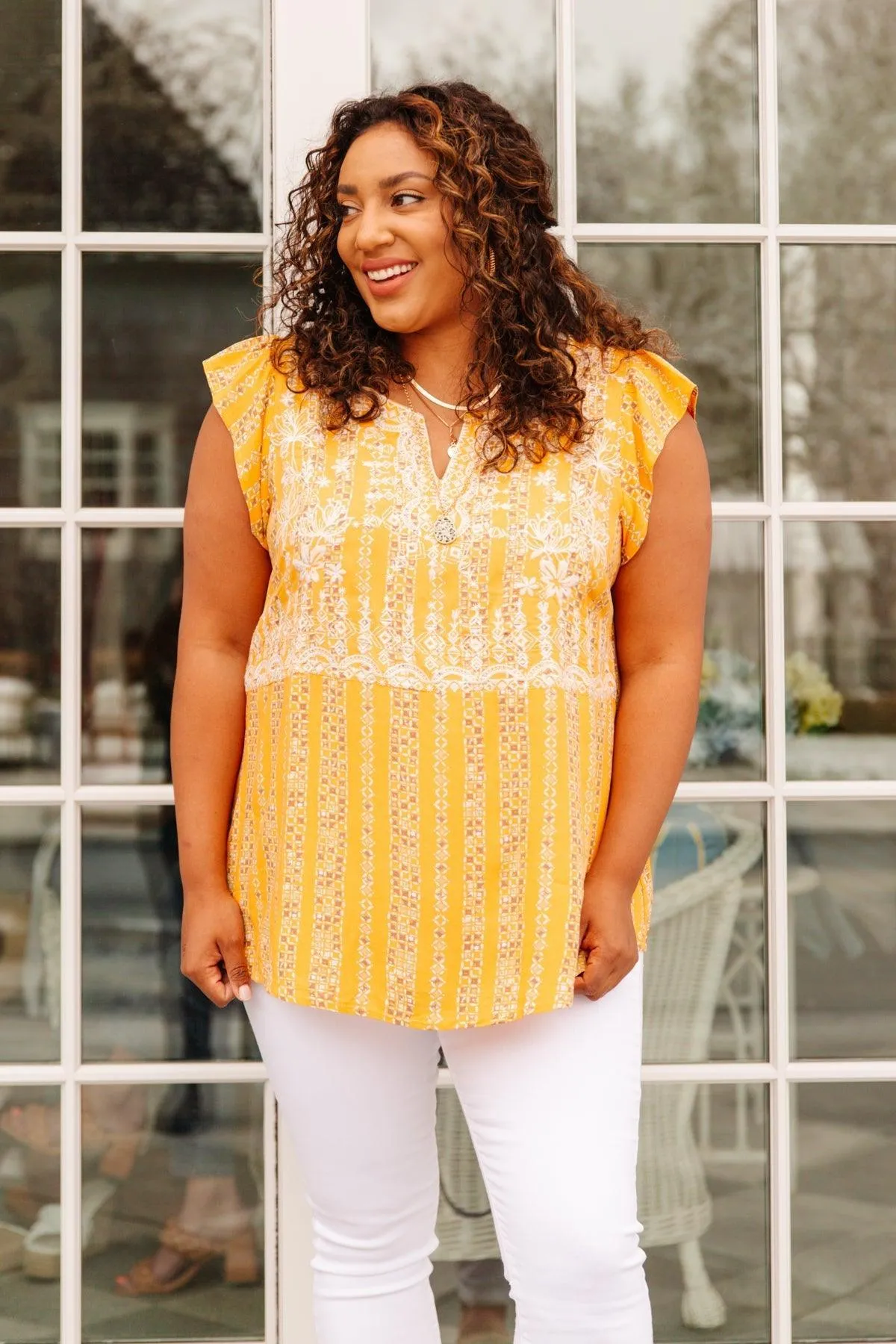 Hazel Blues® | Mellow Yellow Blouse