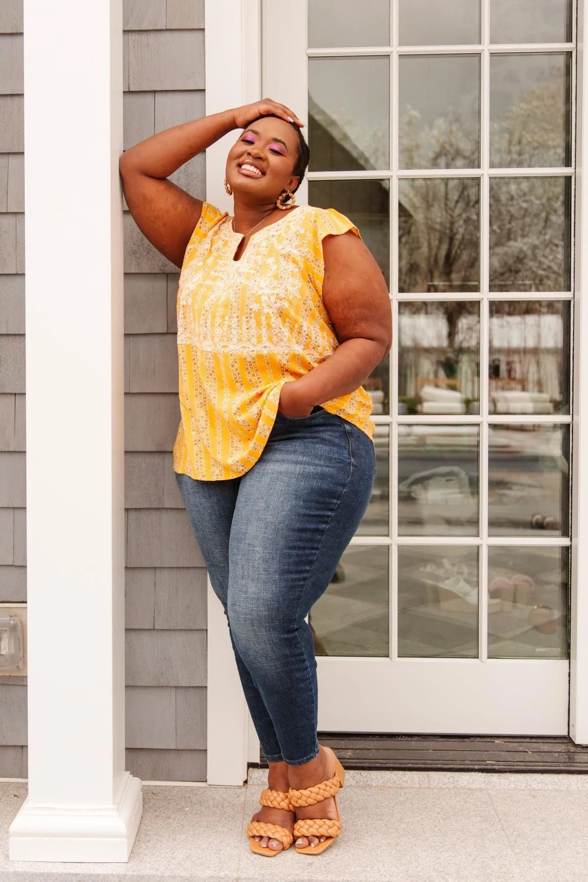 Hazel Blues® | Mellow Yellow Blouse
