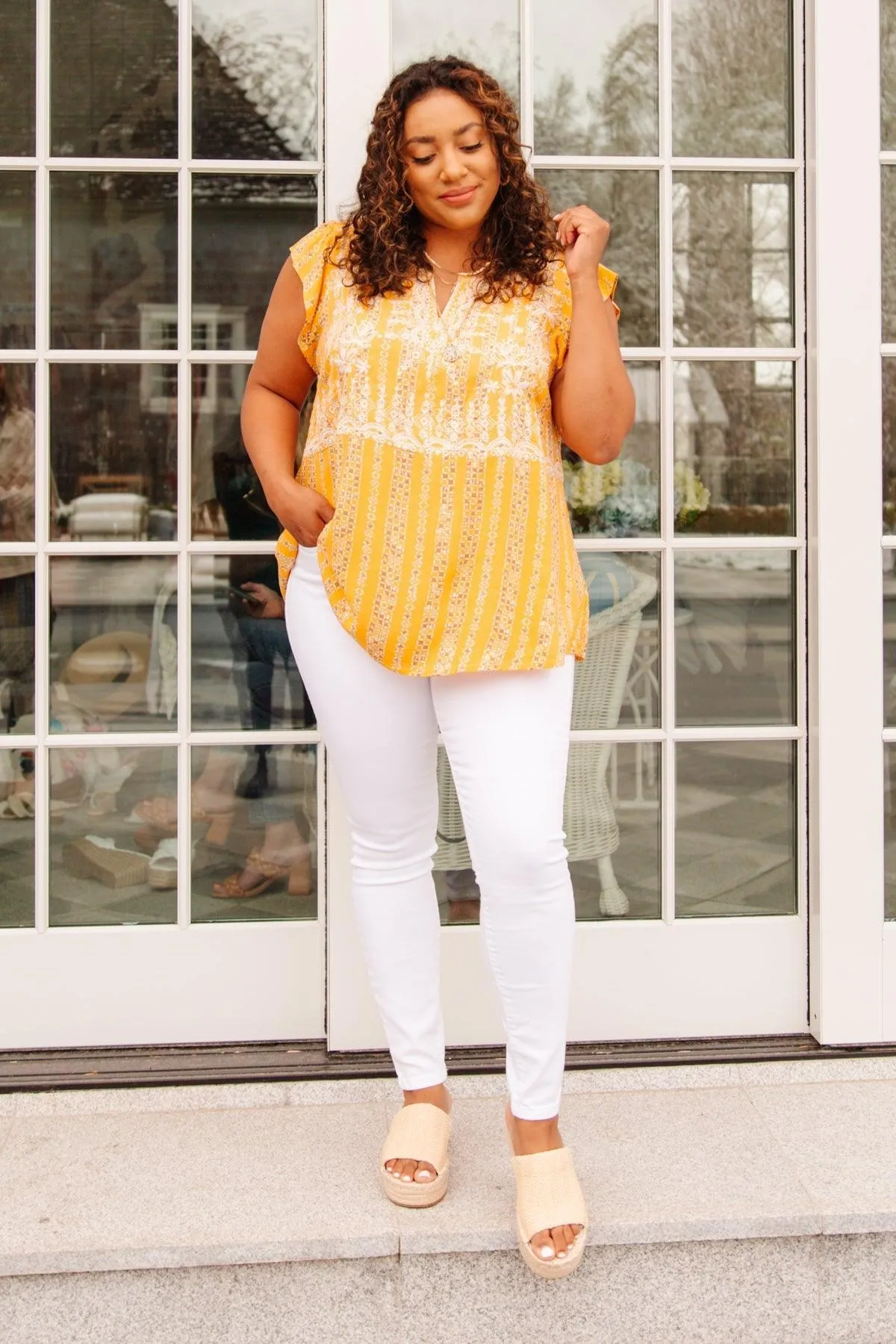 Hazel Blues® | Mellow Yellow Blouse