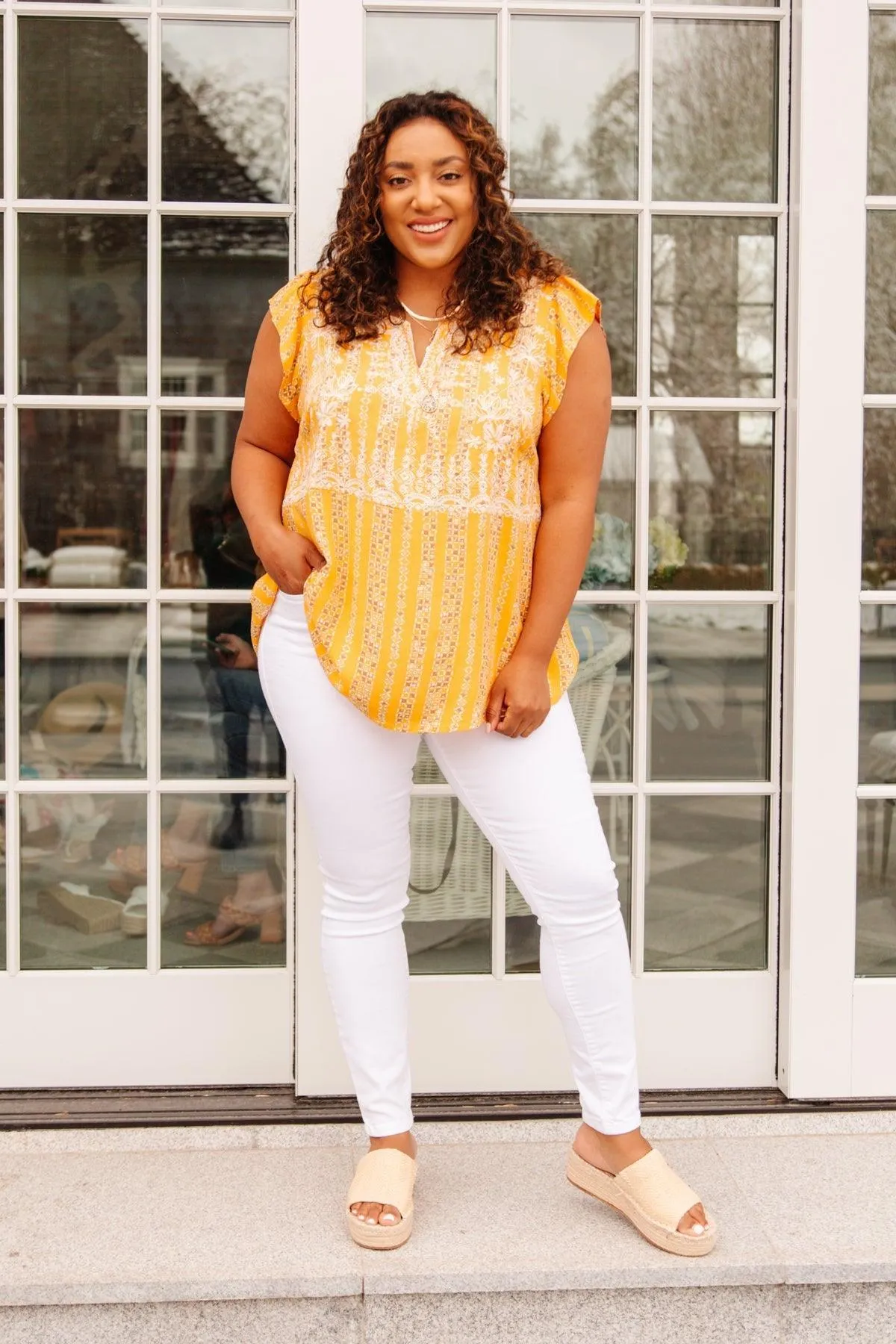 Hazel Blues® | Mellow Yellow Blouse