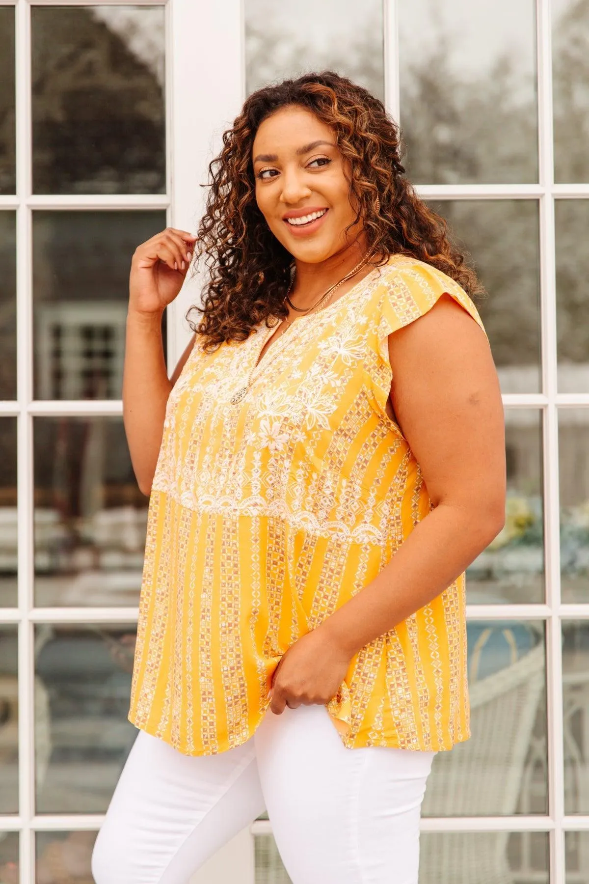 Hazel Blues® | Mellow Yellow Blouse