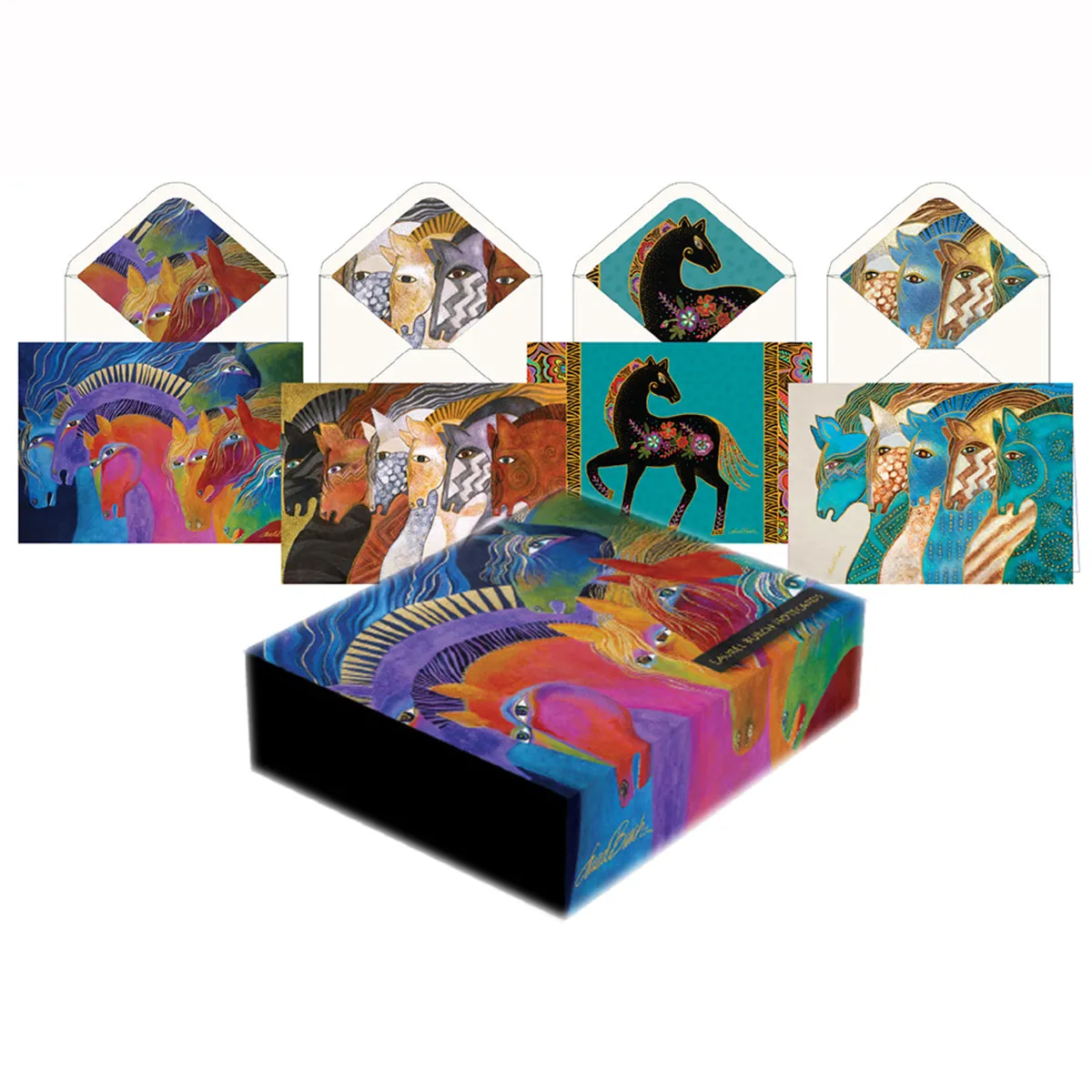 Horse Note Cards by Laurel Burch