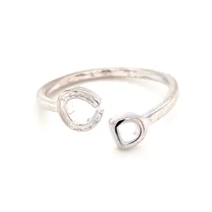 Horseshoe and Stirrup Adjustable Ring