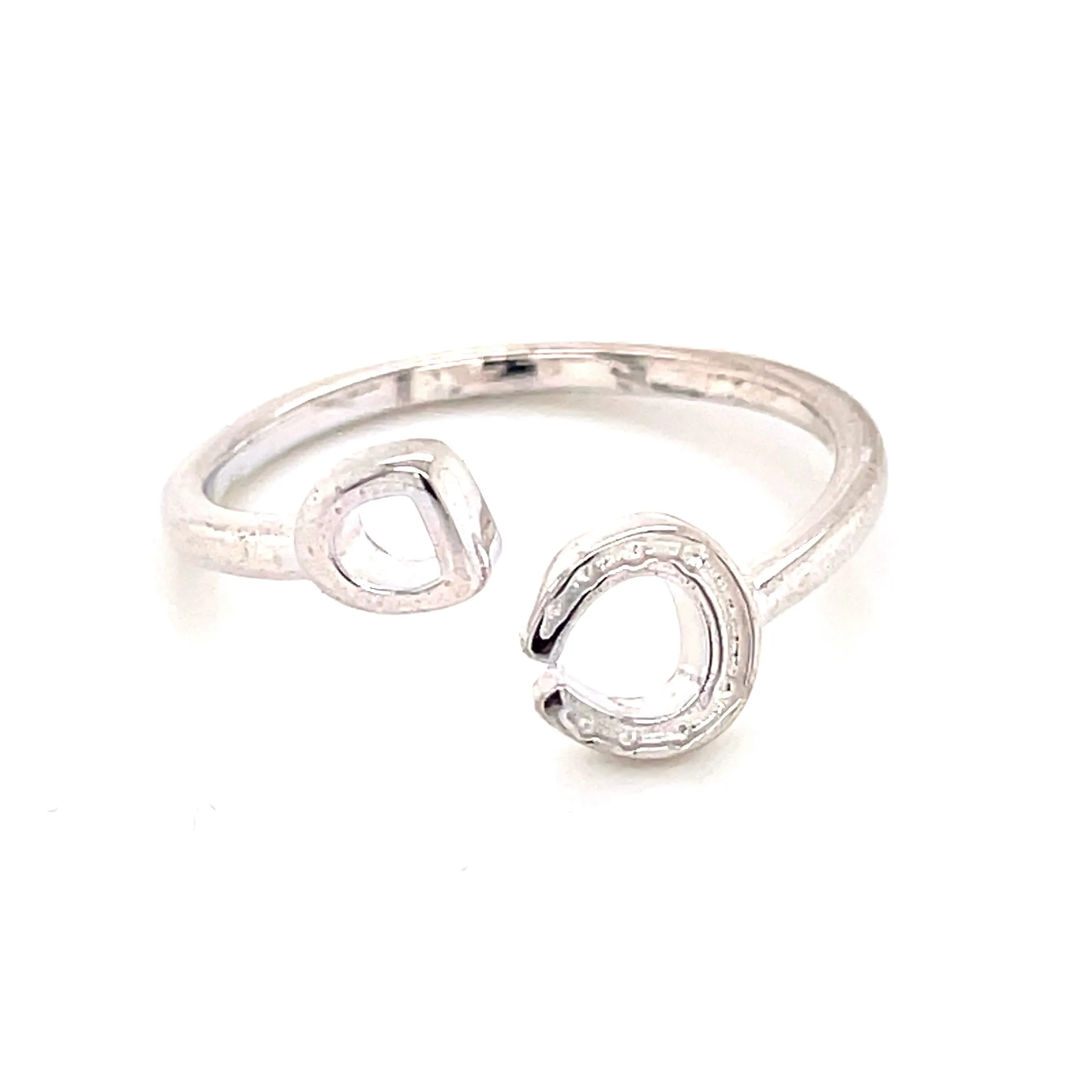 Horseshoe and Stirrup Adjustable Ring