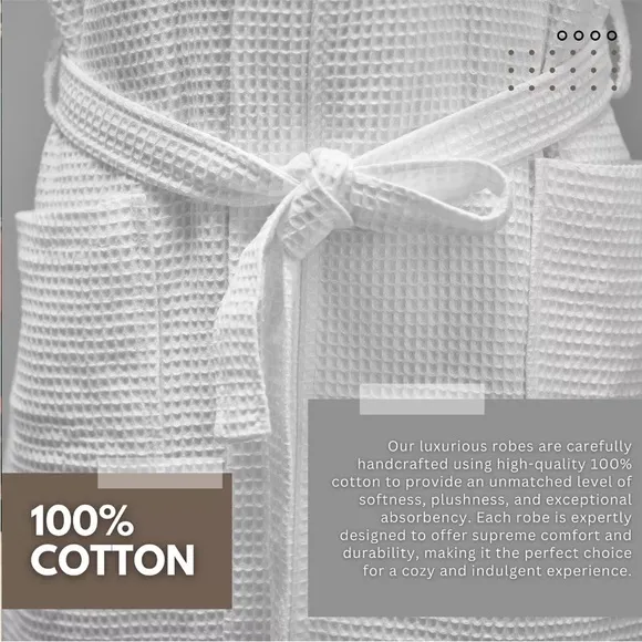 Hotel Edition Premium Comfy Fit Bath Robe Unisex KimonoHotel