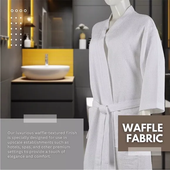 Hotel Edition Premium Comfy Fit Bath Robe Unisex KimonoHotel