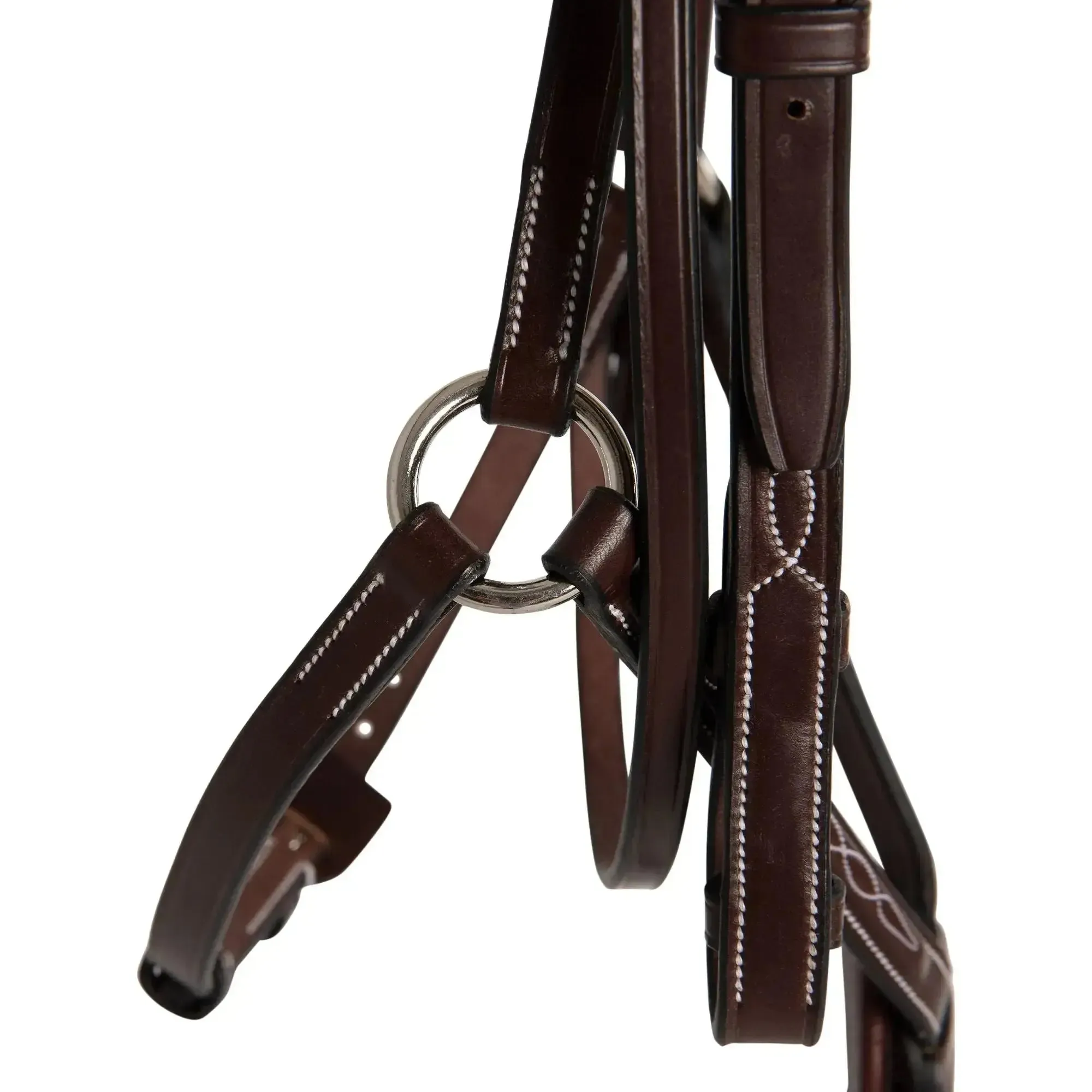 Huntley Equestrian Sedgwick Fancy Stitched Square Raised Figure 8 Bridle