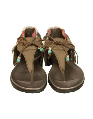 INDIE BOHO SANDALS - BROWN