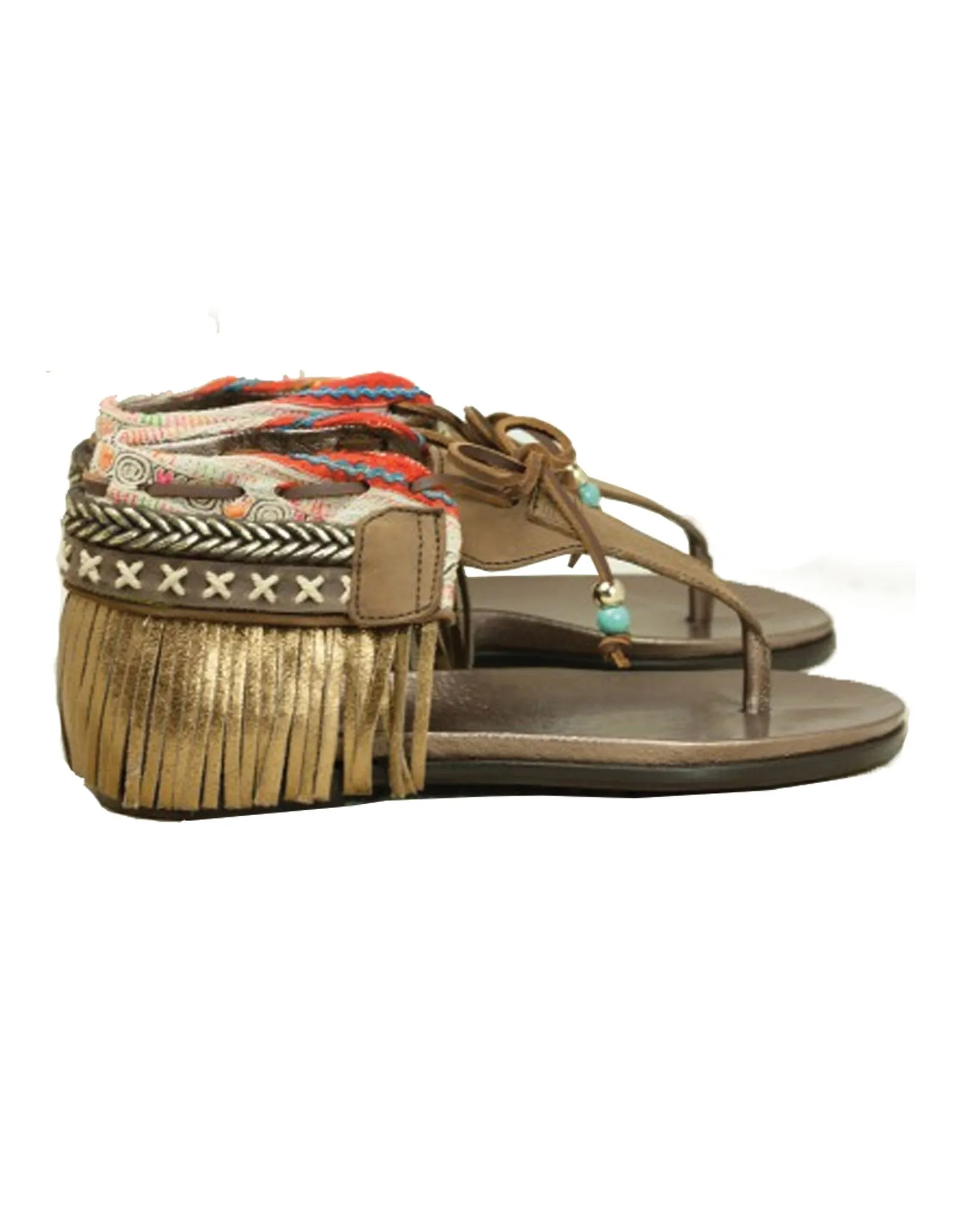 INDIE BOHO SANDALS - BROWN