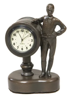 Jockey Desk Clock