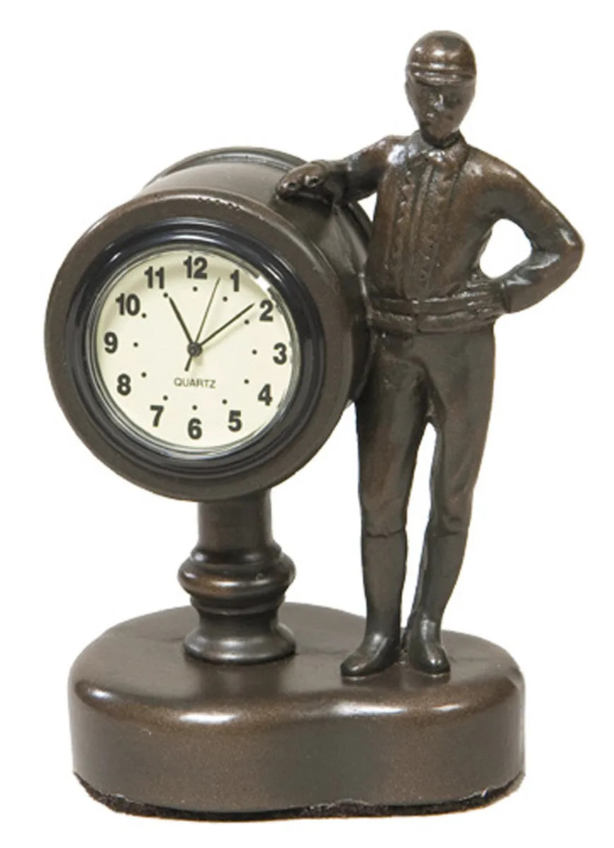 Jockey Desk Clock