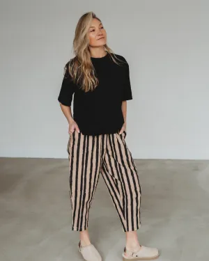 Kate Painted Stripe Trousers