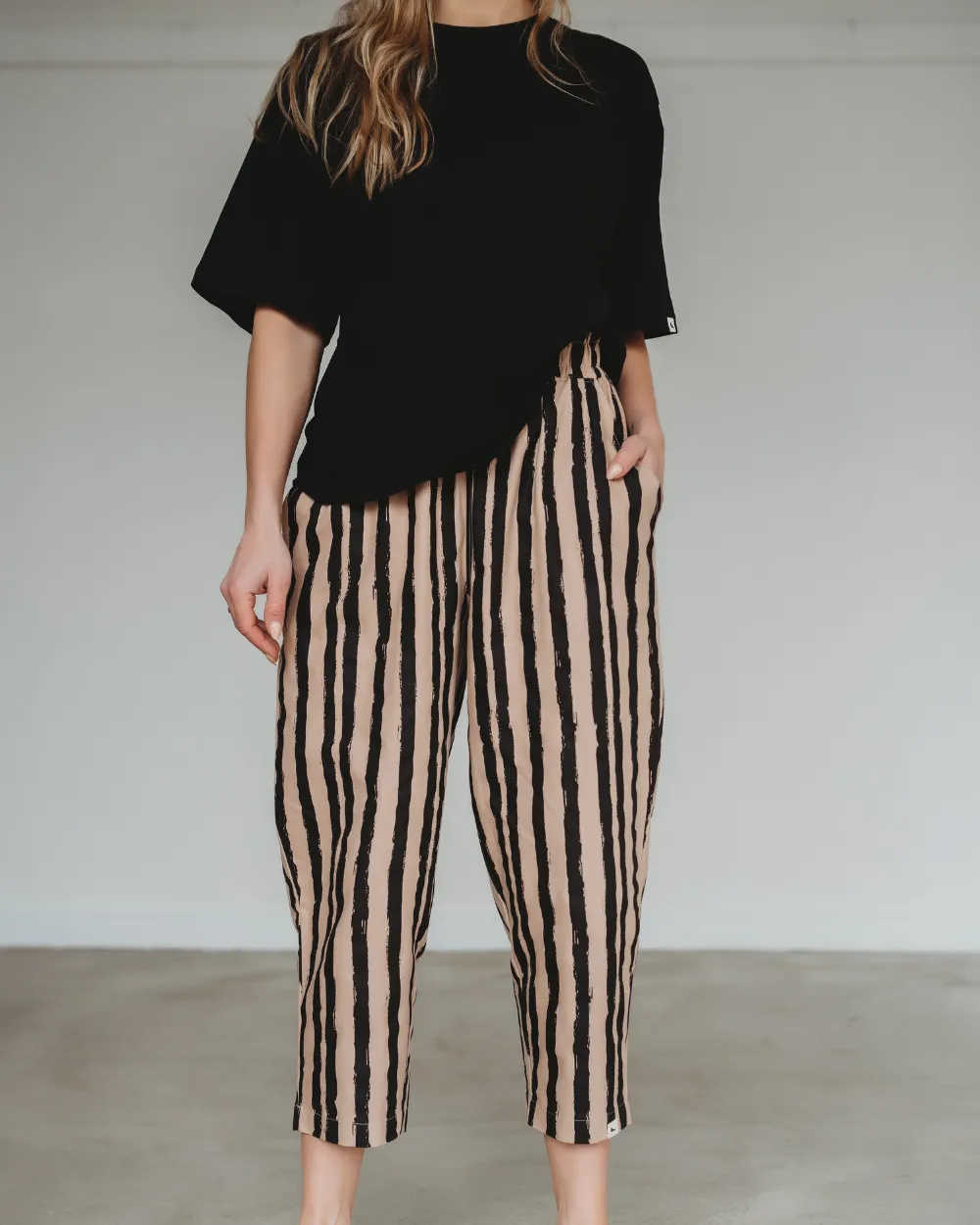 Kate Painted Stripe Trousers