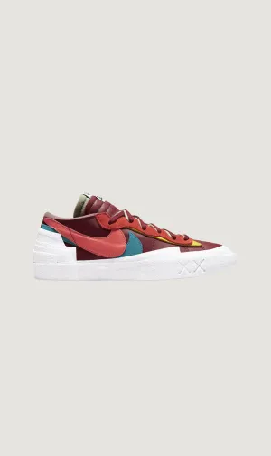 KAWS X SACAI X BLAZER LOW - TEAM RED