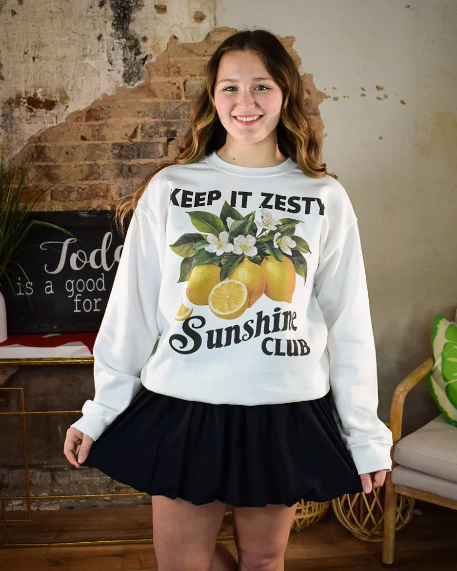 KEEP IT ZESTY SWEATSHIRT
