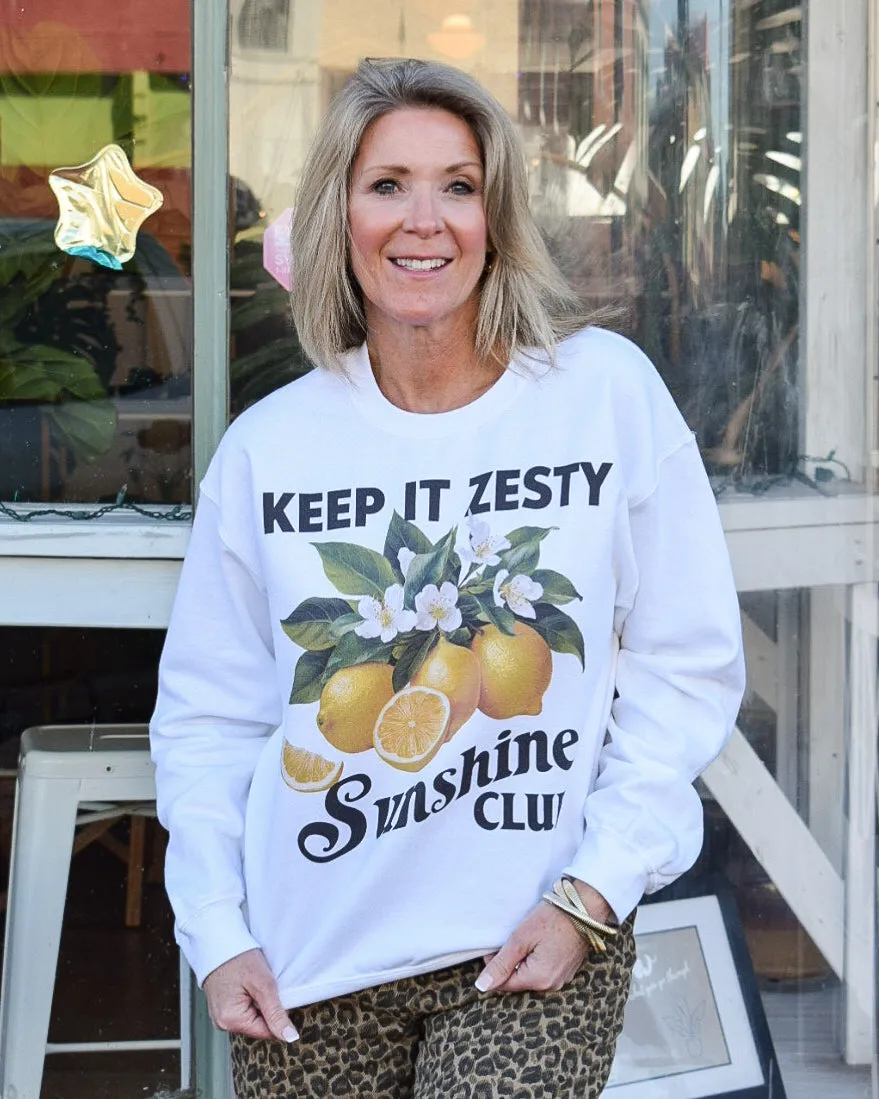 KEEP IT ZESTY SWEATSHIRT